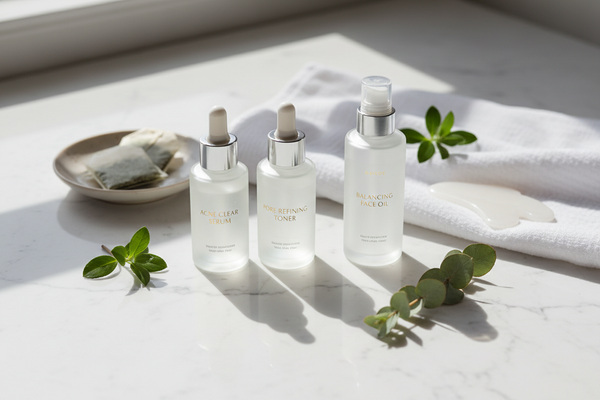 Luxury Skincare Flatlay